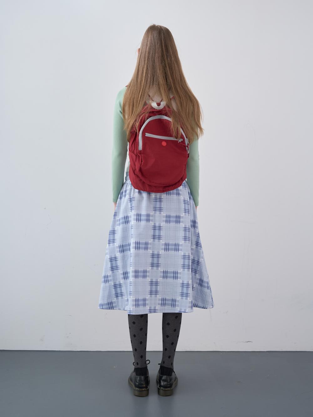 ミックスチェックバンディングスカート（スカイ） | ENZO BLUES | HANA(ハナ) #8