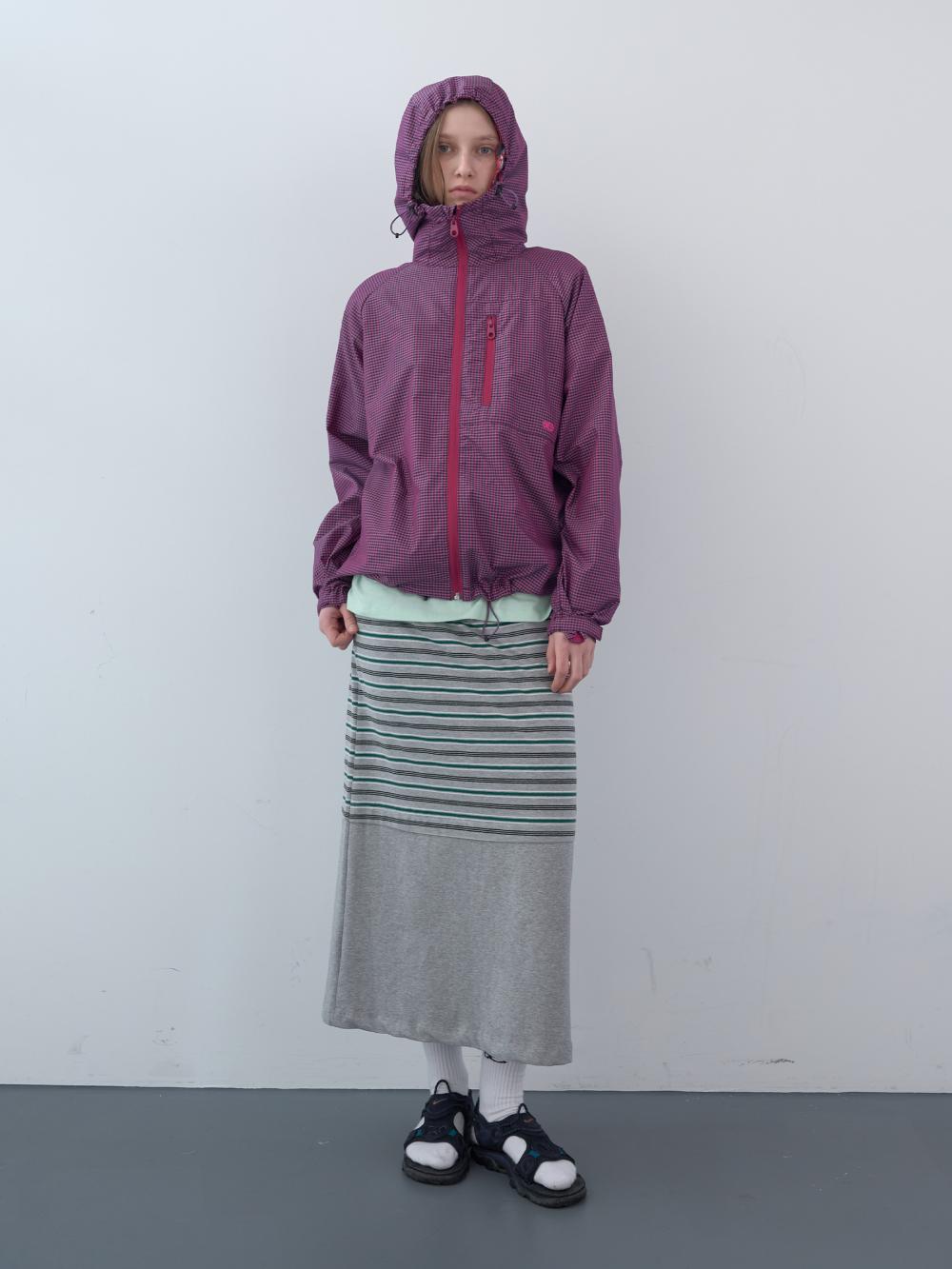 ミックスストライプロングスカート（グレー） | ENZO BLUES | HANA(ハナ) #5