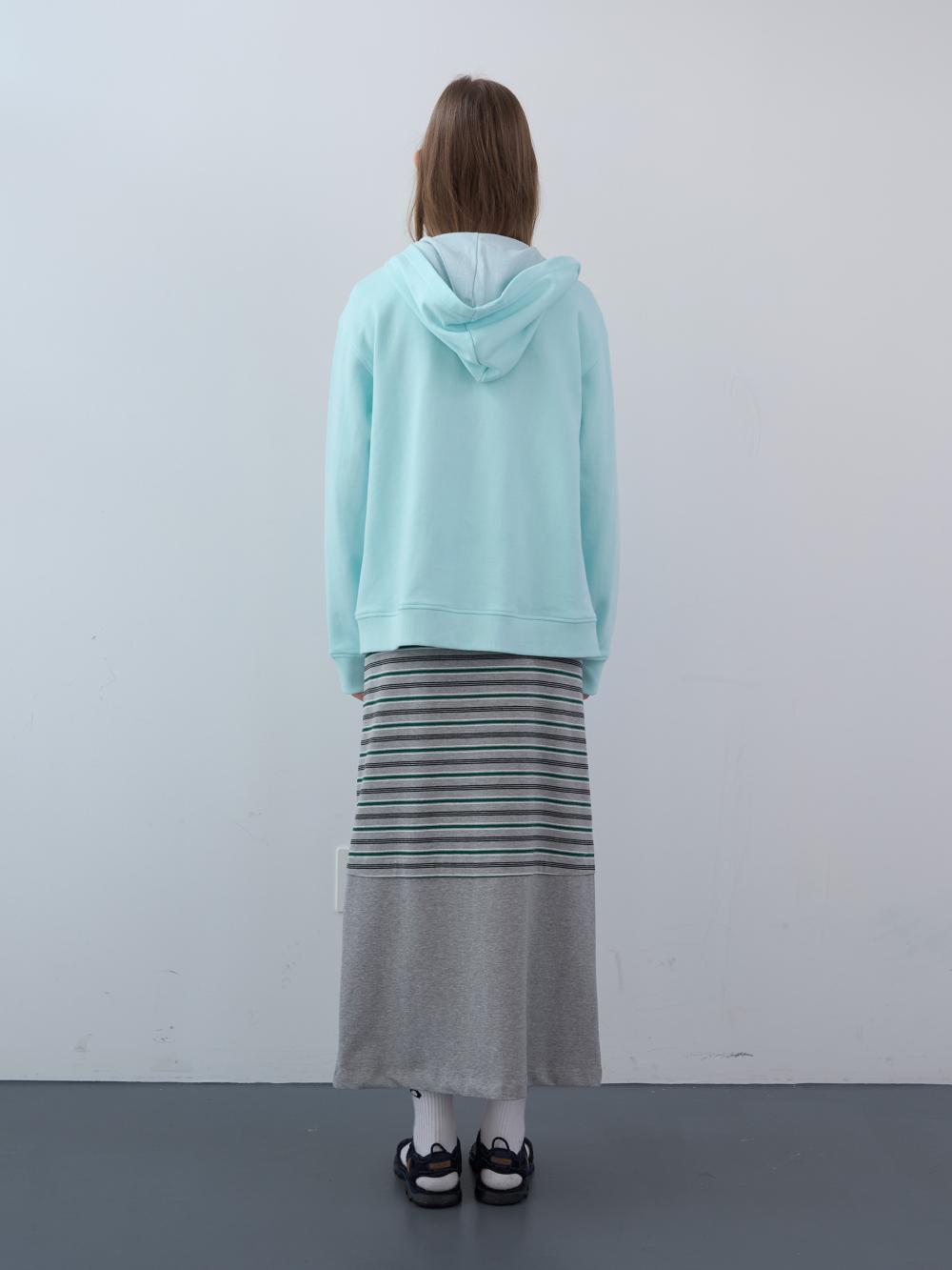 ミックスストライプロングスカート（グレー） | ENZO BLUES | HANA(ハナ) #10
