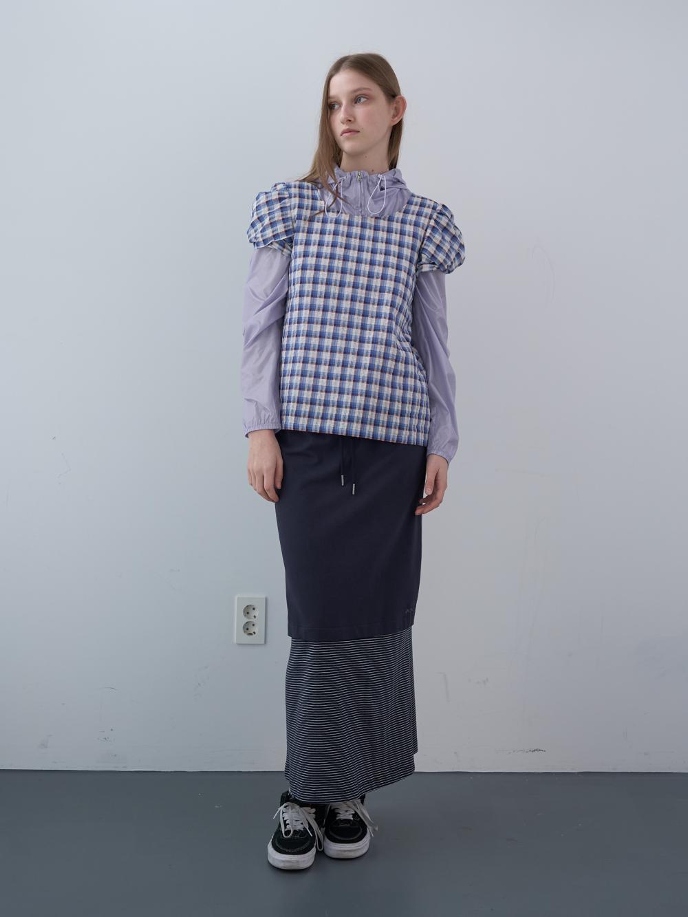 ミックスストライプロングスカート（ネイビー） | ENZO BLUES | HANA(ハナ) #10