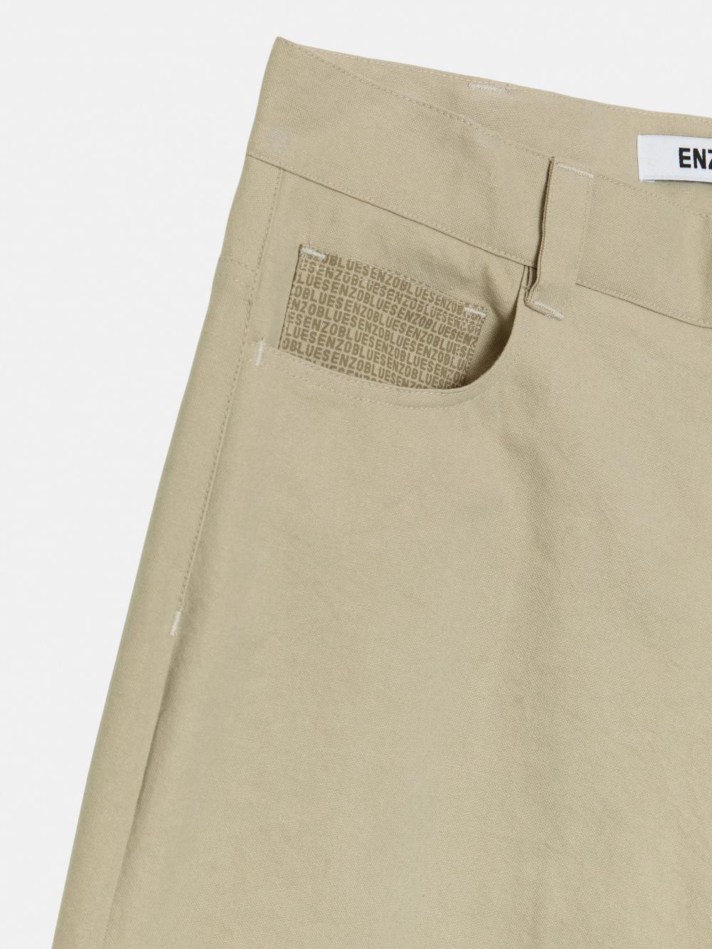 オックスフォードコットンパンツ (ベージュ) | ENZO BLUES | HANA(ハナ) #20