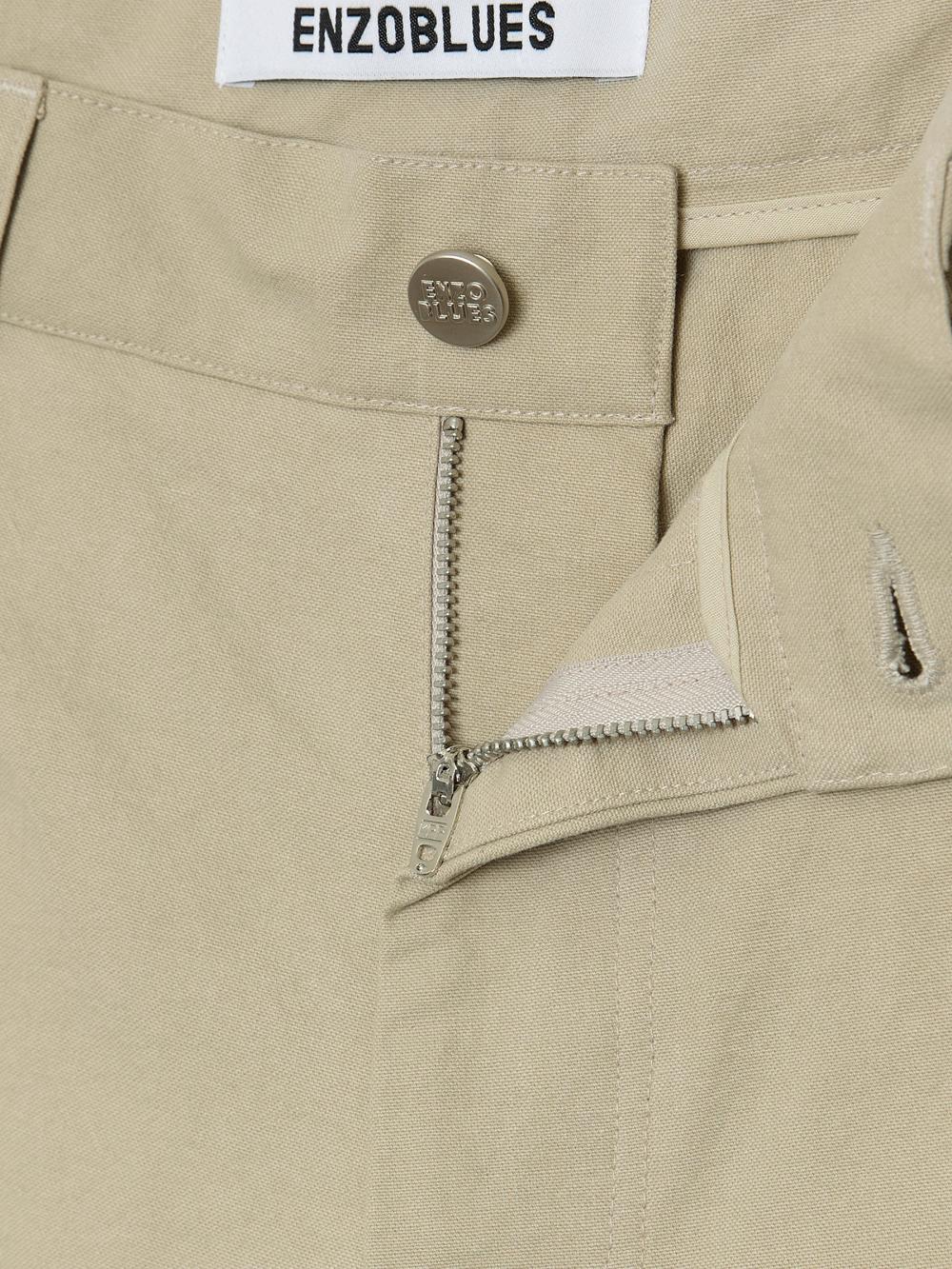 オックスフォードコットンパンツ (ベージュ) | ENZO BLUES | HANA(ハナ) #21