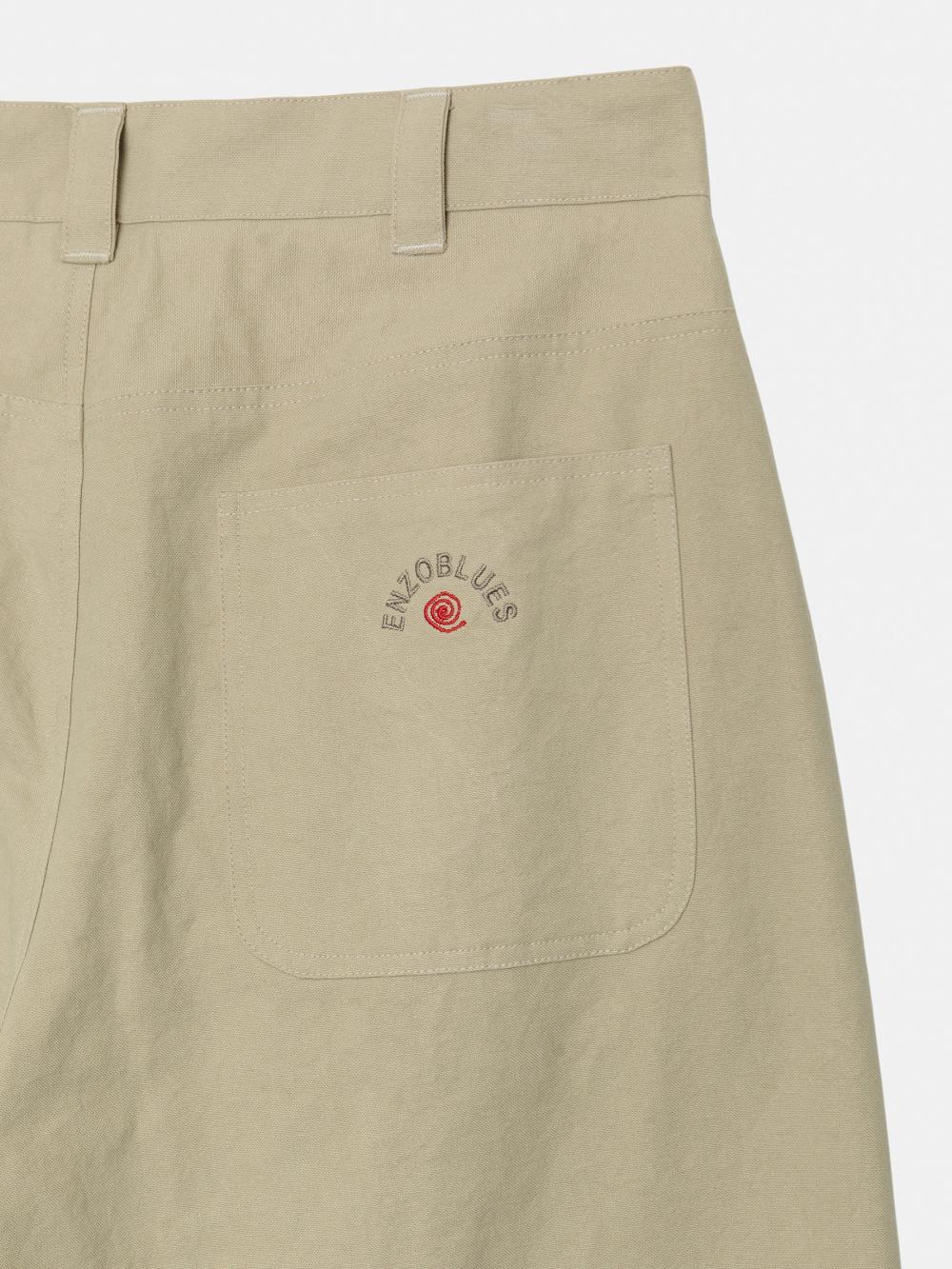 オックスフォードコットンパンツ (ベージュ) | ENZO BLUES | HANA(ハナ) #22
