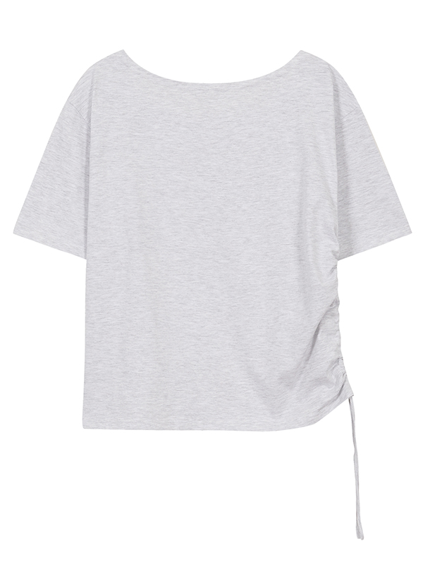 リボンシャーリング オフショルダーTシャツ（メランジ） | ILLIGO | HANA(ハナ) #6