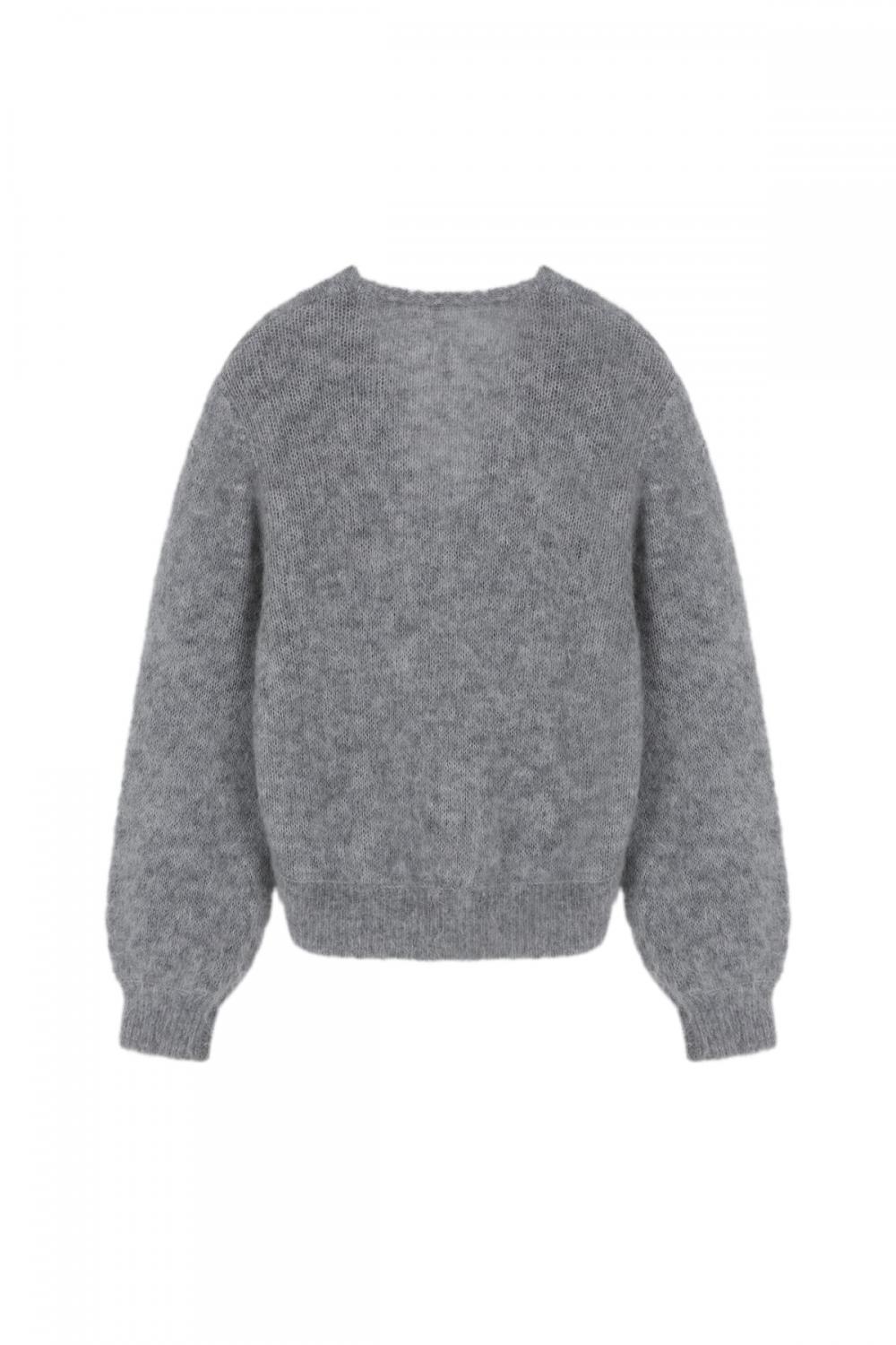 アンゴラウールラップニット（グレー） | ASURA | HANA(ハナ) #18