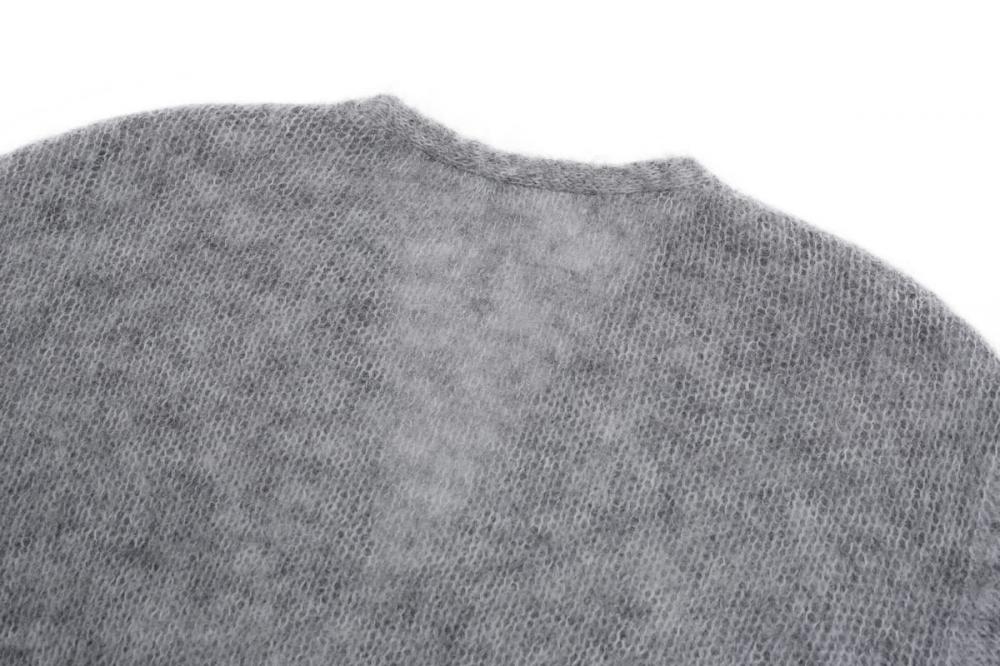 アンゴラウールラップニット（グレー） | ASURA | HANA(ハナ) #24