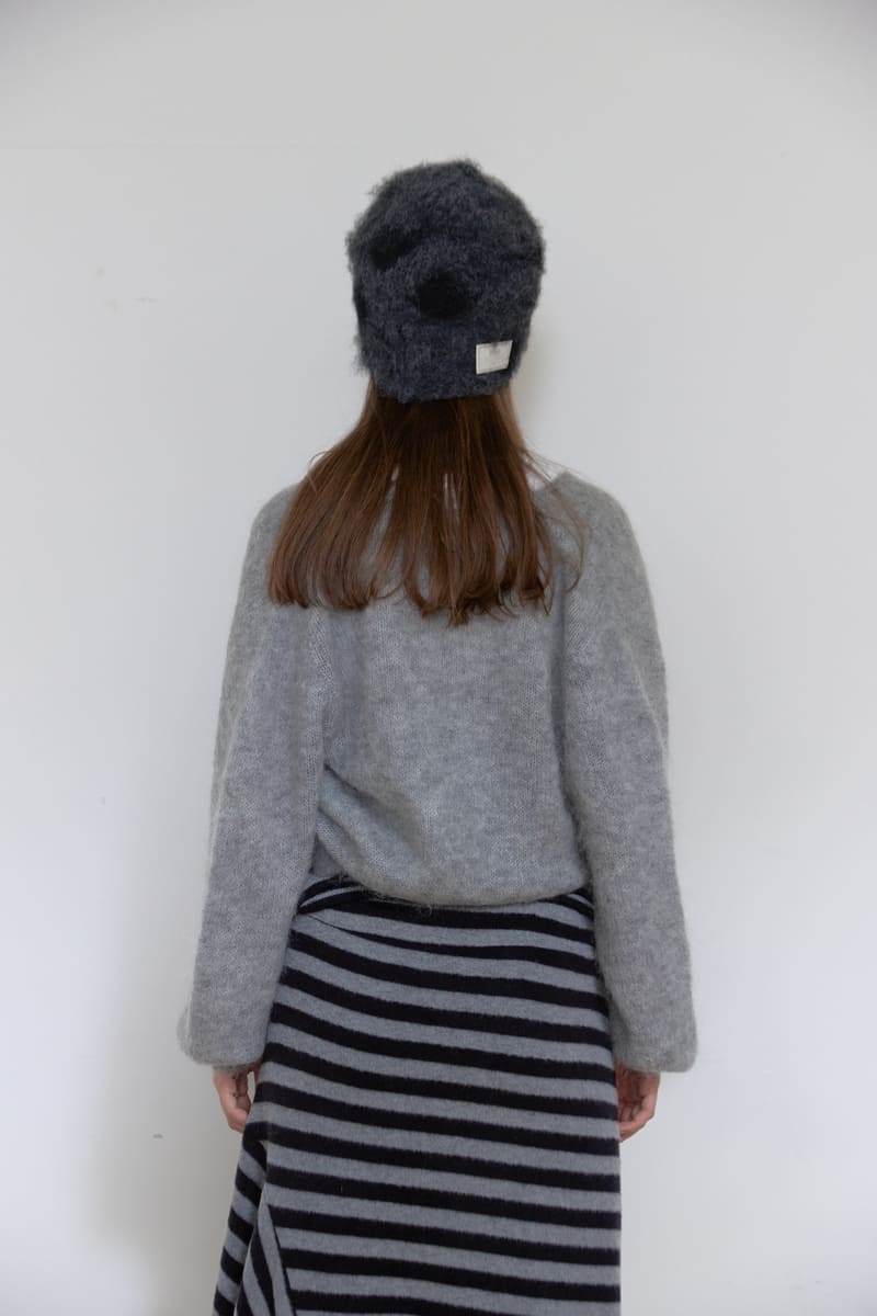 アンゴラウールラップニット（グレー） | ASURA | HANA(ハナ) #6