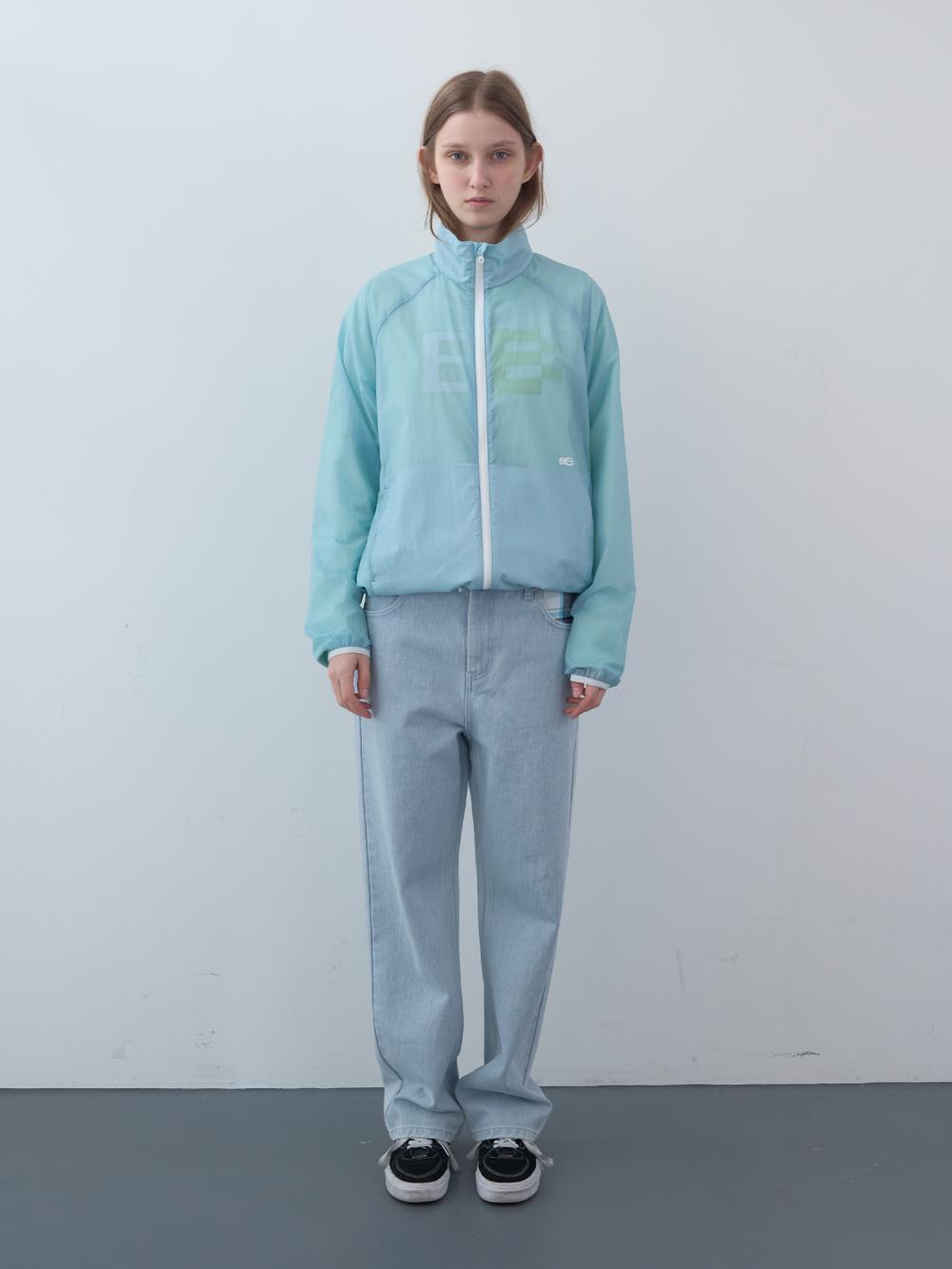 パッチワークストレートデニムパンツ (ライトブルー) | ENZO BLUES | HANA(ハナ) #10