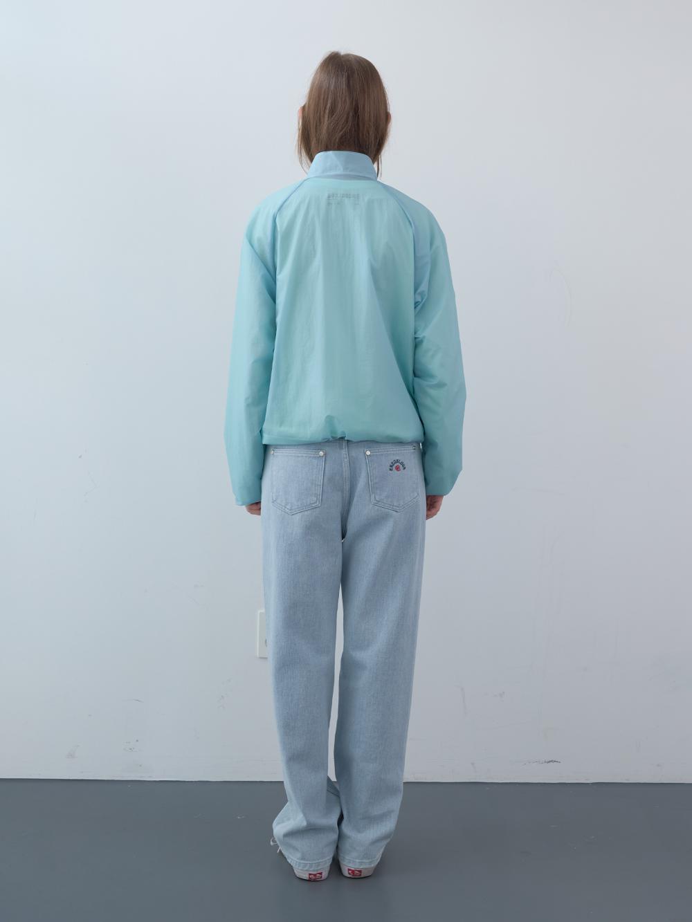 パッチワークストレートデニムパンツ (ライトブルー) | ENZO BLUES | HANA(ハナ) #12