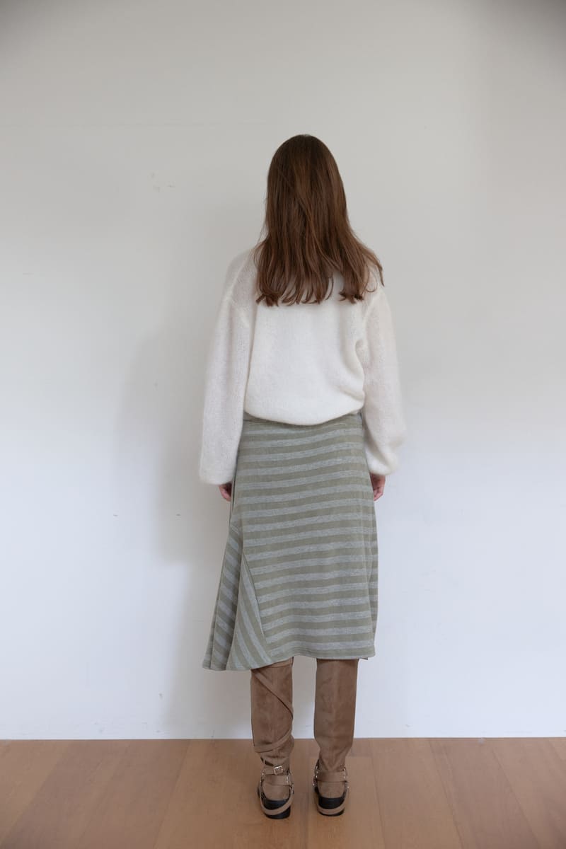 アンゴラウールラップニット（アイボリー） | ASURA | HANA(ハナ) #6