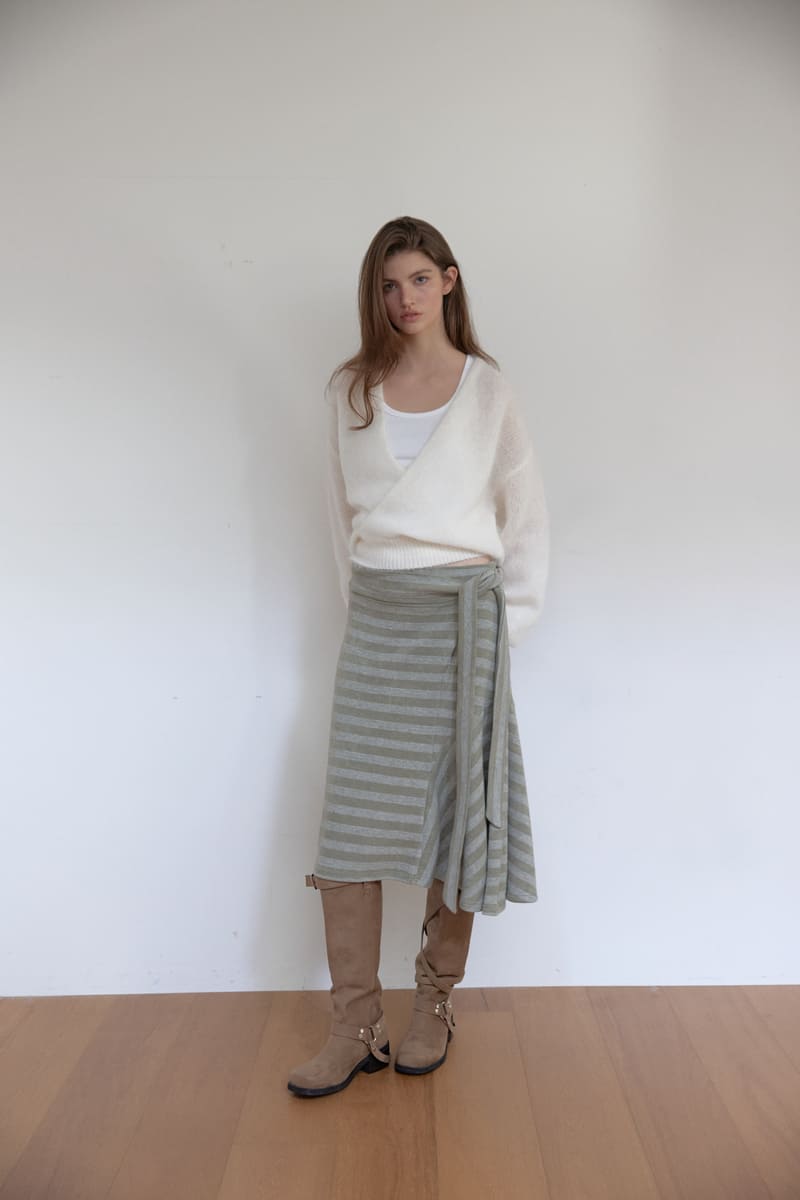 アンゴラウールラップニット（アイボリー） | ASURA | HANA(ハナ) #10