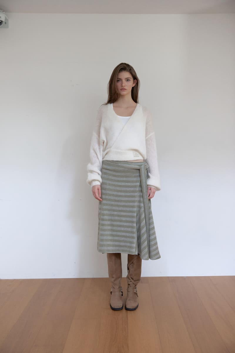 アンゴラウールラップニット（アイボリー） | ASURA | HANA(ハナ) #2