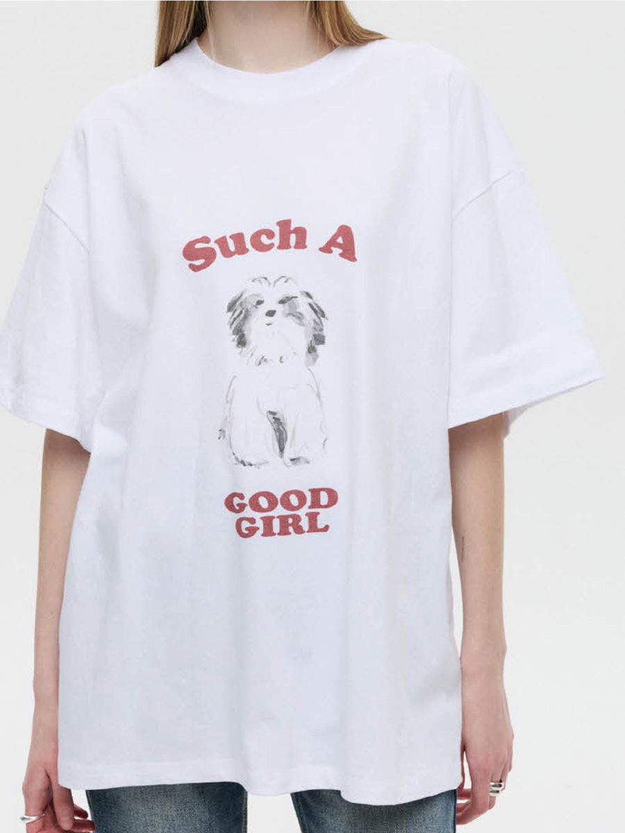 オーバーサイズパピーTシャツ（ホワイト） | DNSR | HANA(ハナ) #5