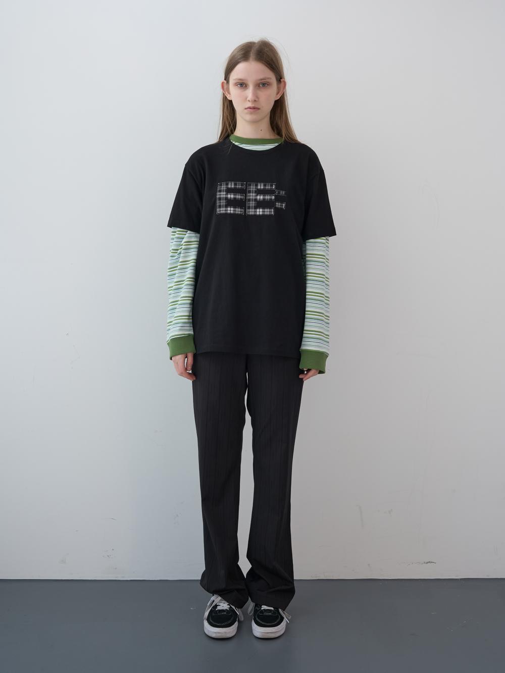 シャドーストライプバンディングブーツカットパンツ (ブラック) | ENZO BLUES | HANA(ハナ) #4