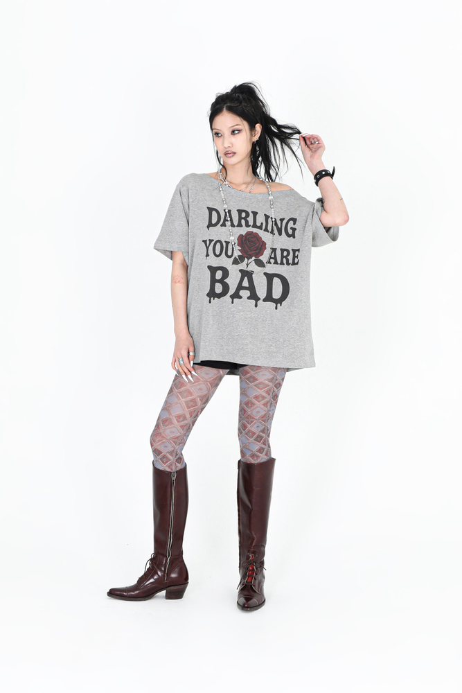 DYB ストッキング #04 ブラックチェックタイル | Darling You Are Bad | HANA(ハナ) #3