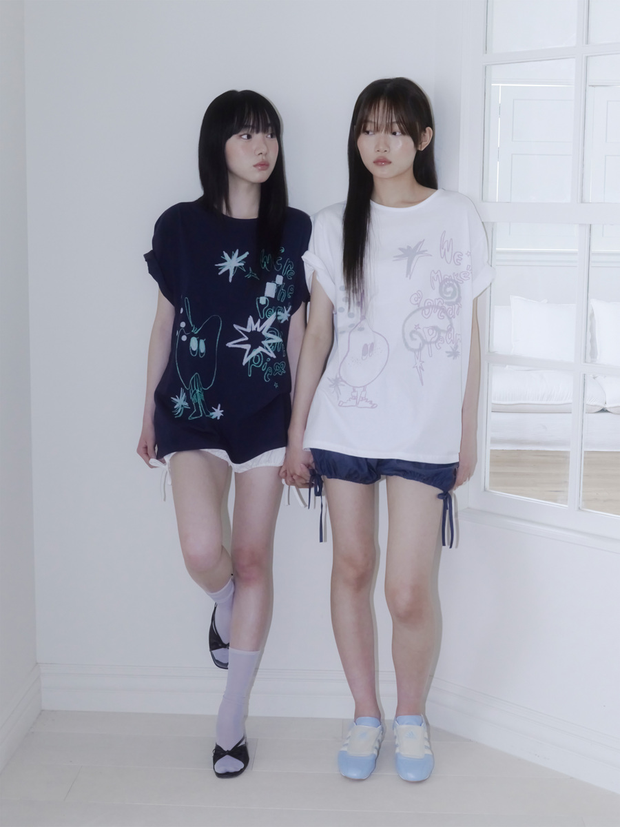 パンプキントゥインクルデニムショートパンツ（ブルー） | ONSKA | HANA(ハナ) #26