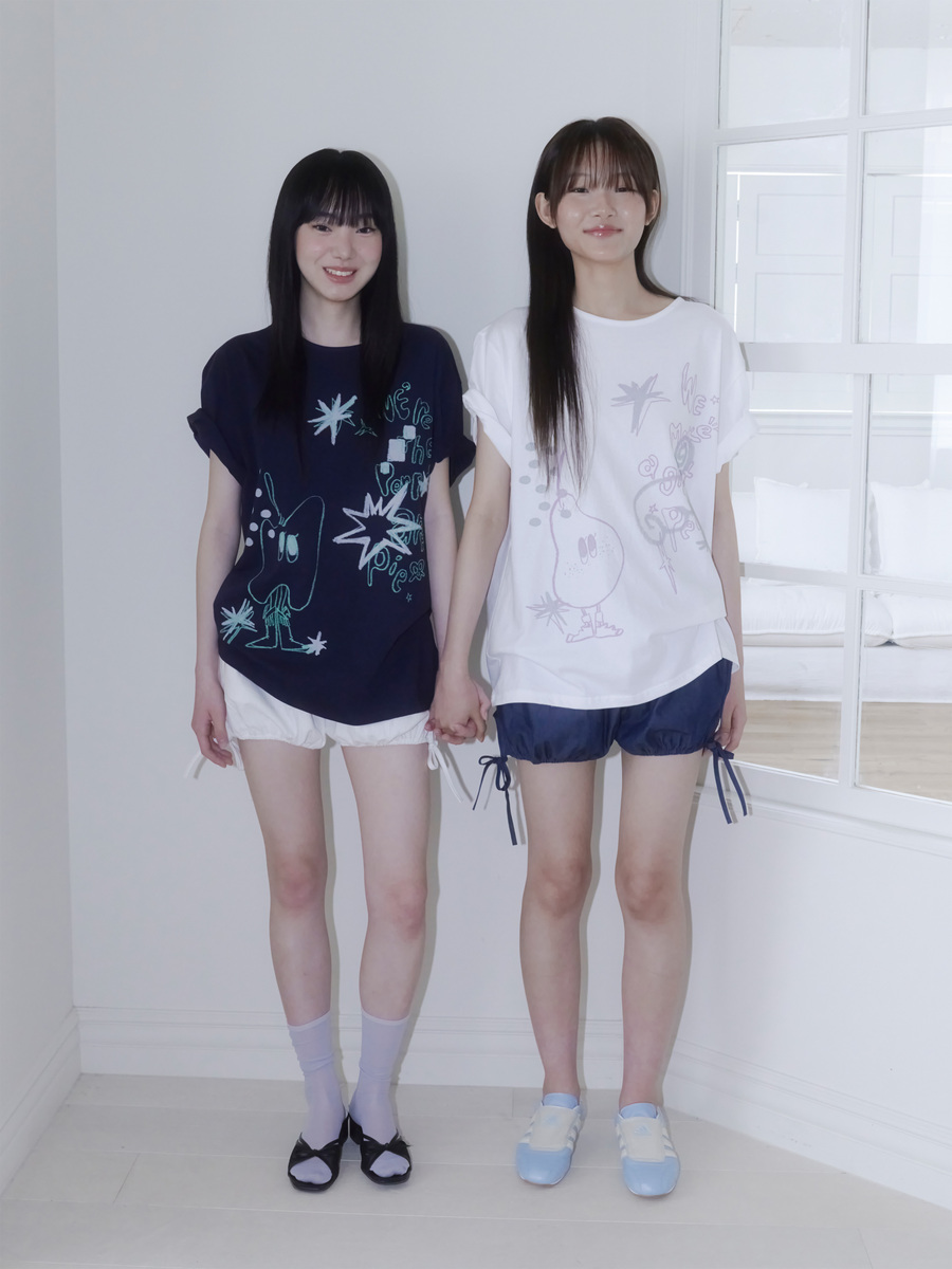 パンプキントゥインクルデニムショートパンツ（ブルー） | ONSKA | HANA(ハナ) #24