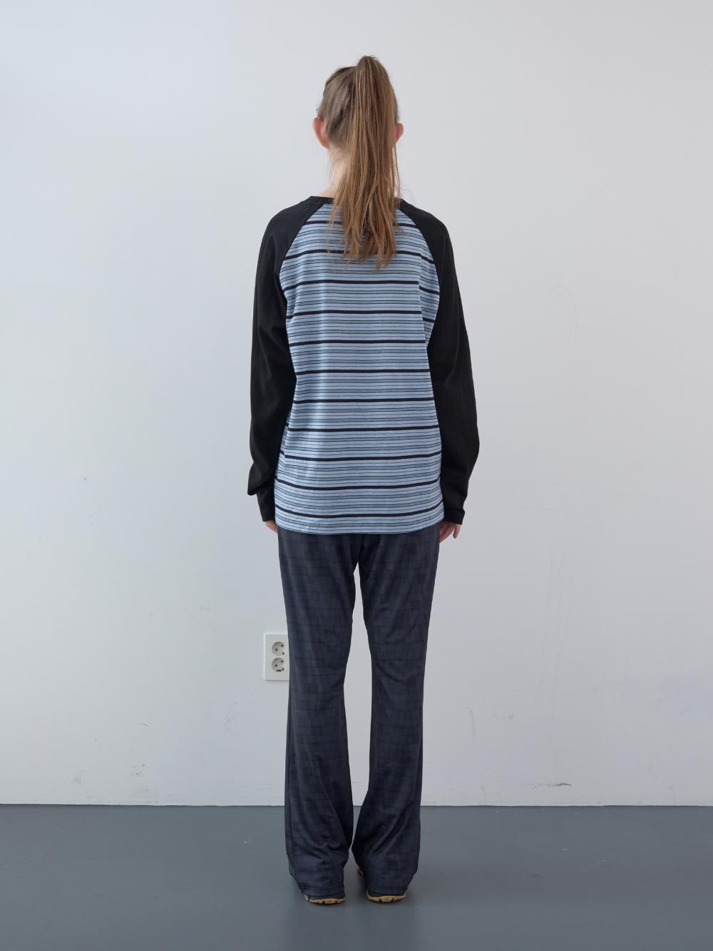 タイルバンディングブーツカットパンツ (ネイビー) | ENZO BLUES | HANA(ハナ) #4