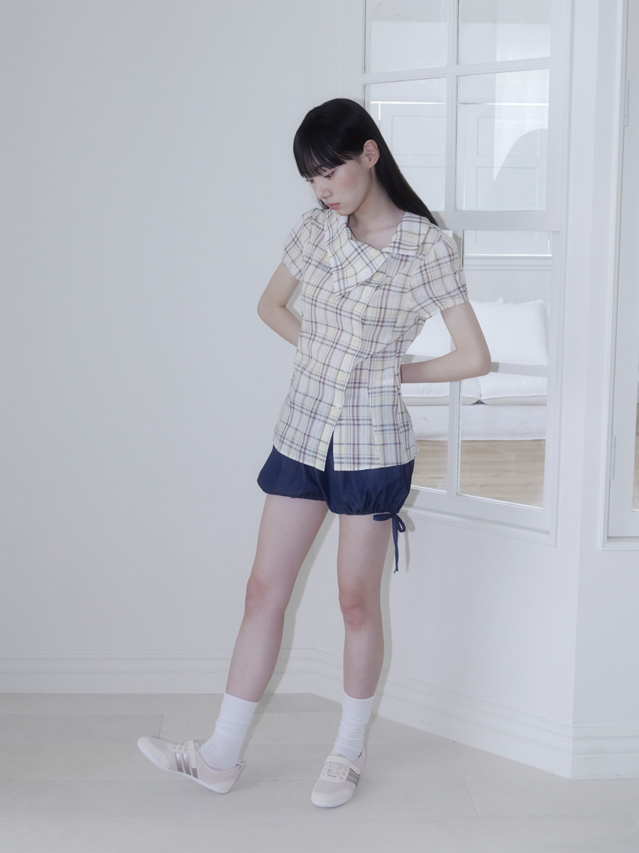 パンプキントゥインクルデニムショートパンツ（ブルー） | ONSKA | HANA(ハナ) #6