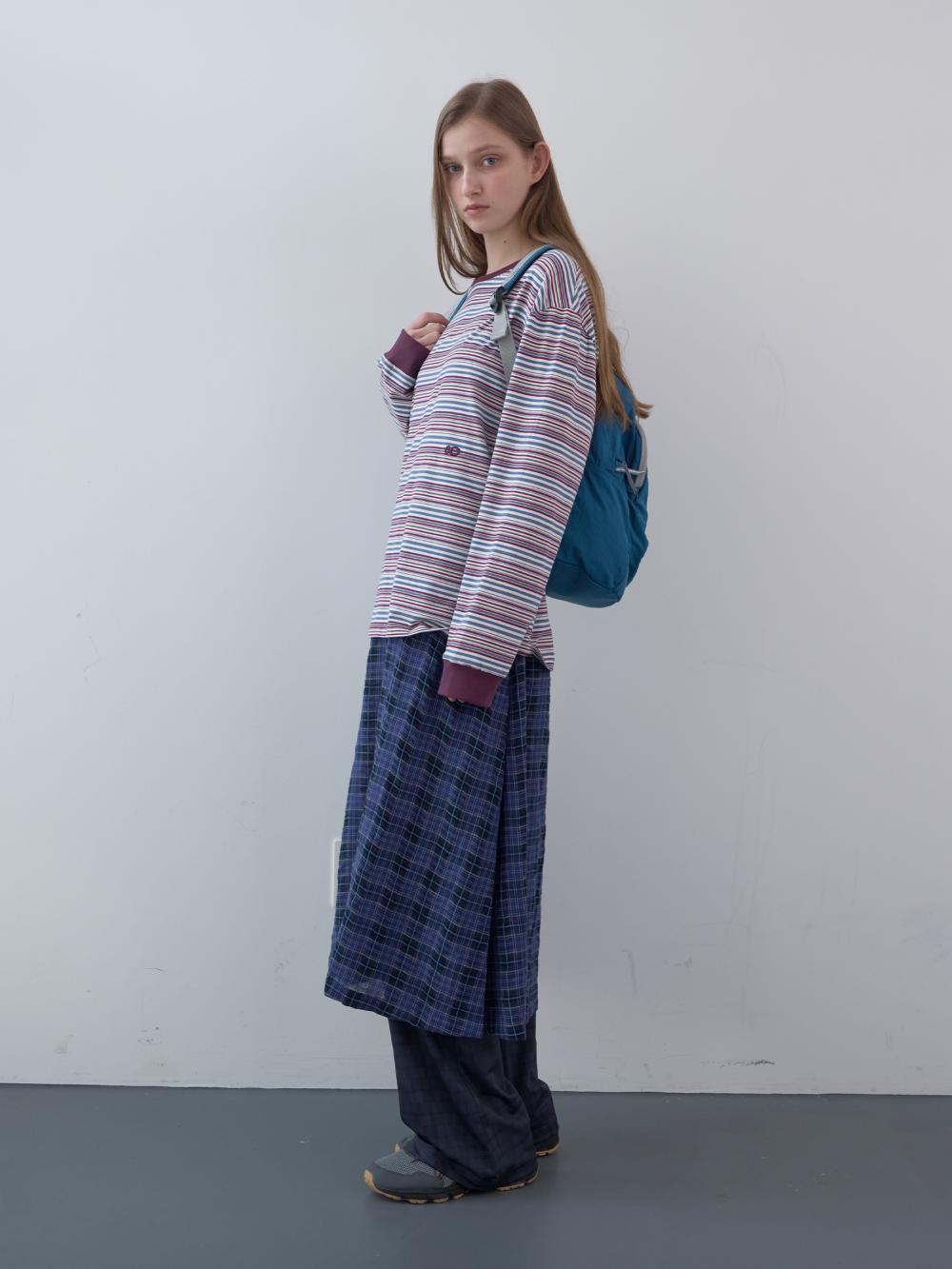 タイルバンディングブーツカットパンツ (ネイビー) | ENZO BLUES | HANA(ハナ) #9