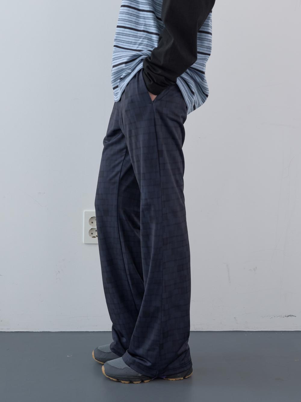タイルバンディングブーツカットパンツ (ネイビー) | ENZO BLUES | HANA(ハナ) #11