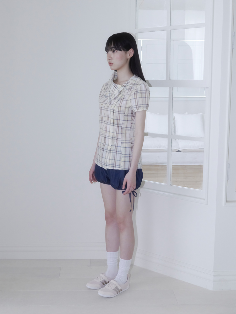 パンプキントゥインクルデニムショートパンツ（ブルー） | ONSKA | HANA(ハナ) #4