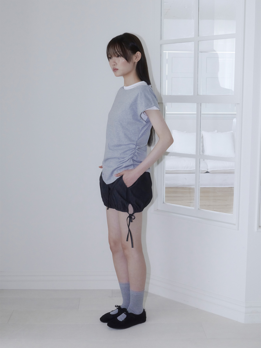 パンプキントゥインクルデニムショートパンツ（ブラック） | ONSKA | HANA(ハナ) #8