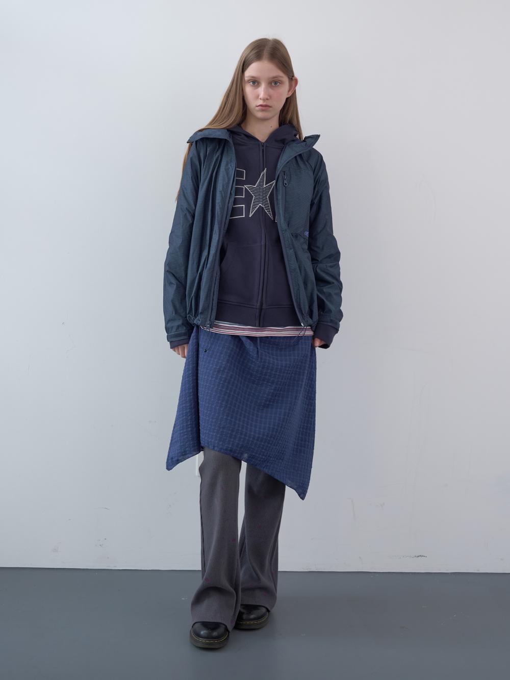 ワッフルドットバンディングブーツカットパンツ（チャコール） | ENZO BLUES | HANA(ハナ) #13