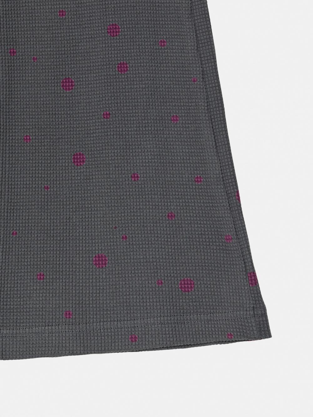 ワッフルドットバンディングブーツカットパンツ（チャコール） | ENZO BLUES | HANA(ハナ) #19