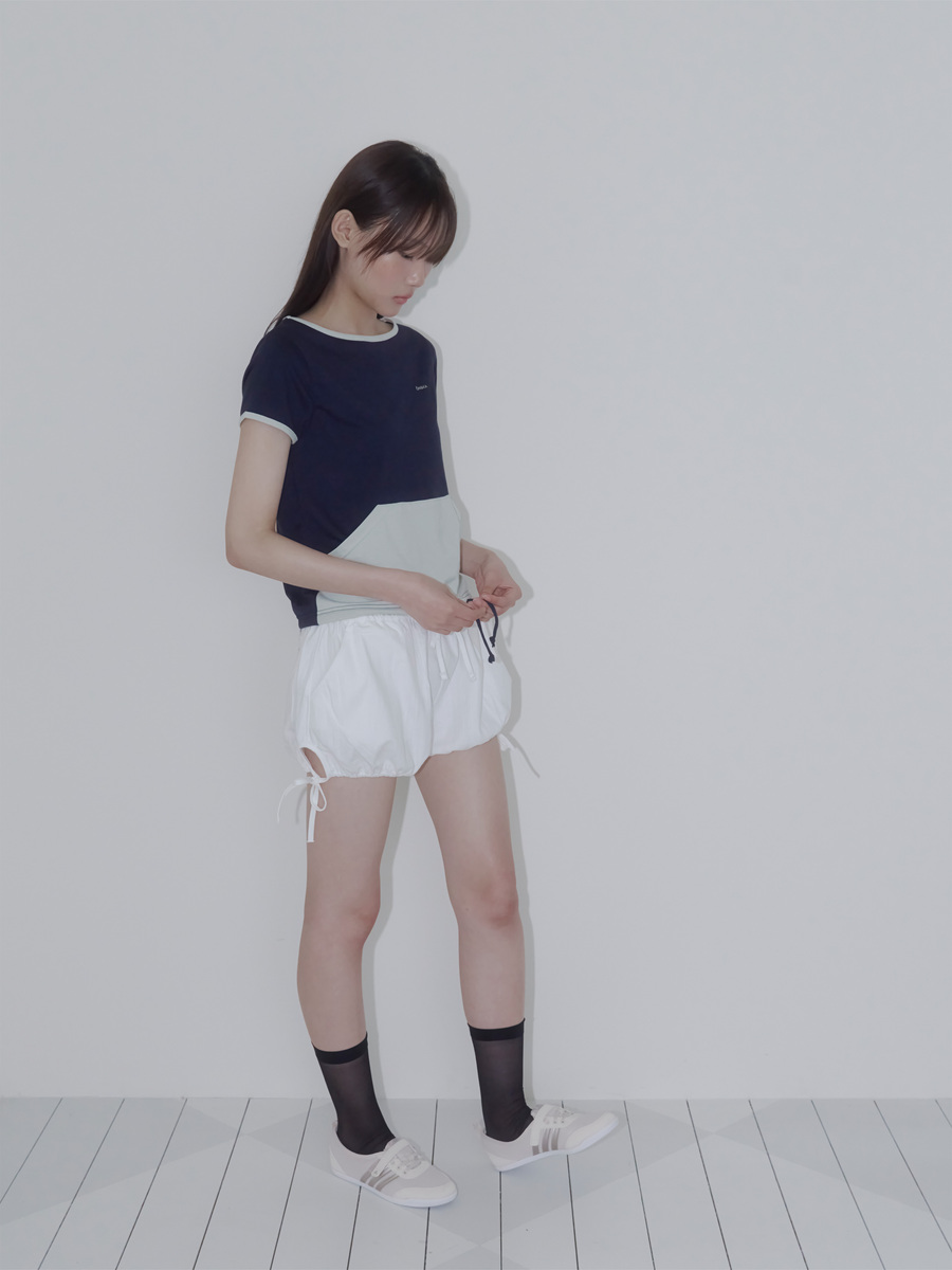 パンプキントゥインクルデニムショートパンツ（ホワイト） | ONSKA | HANA(ハナ) #25