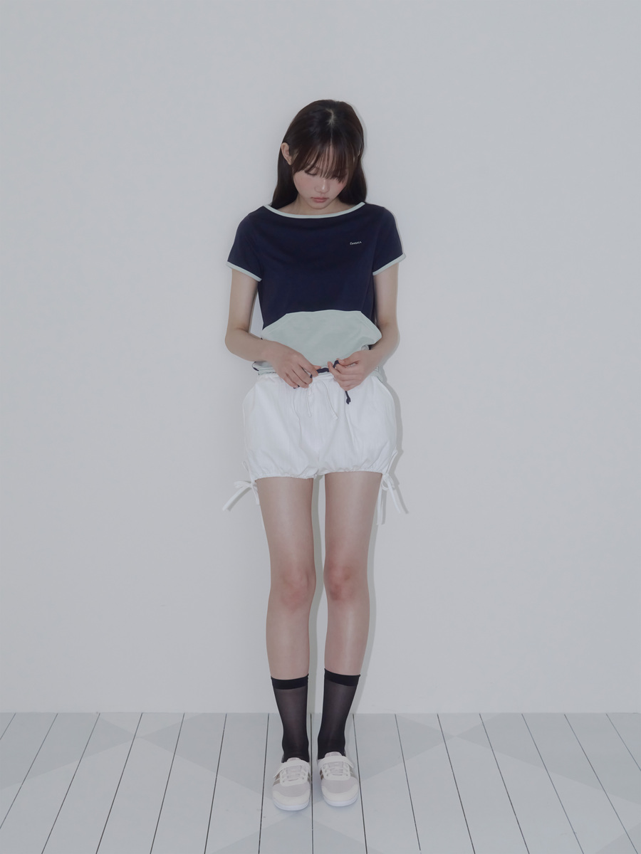 パンプキントゥインクルデニムショートパンツ（ホワイト） | ONSKA | HANA(ハナ) #27