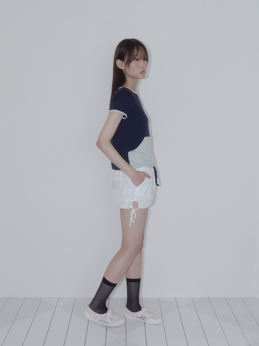 パンプキントゥインクルデニムショートパンツ（ホワイト） | ONSKA | HANA(ハナ) #24