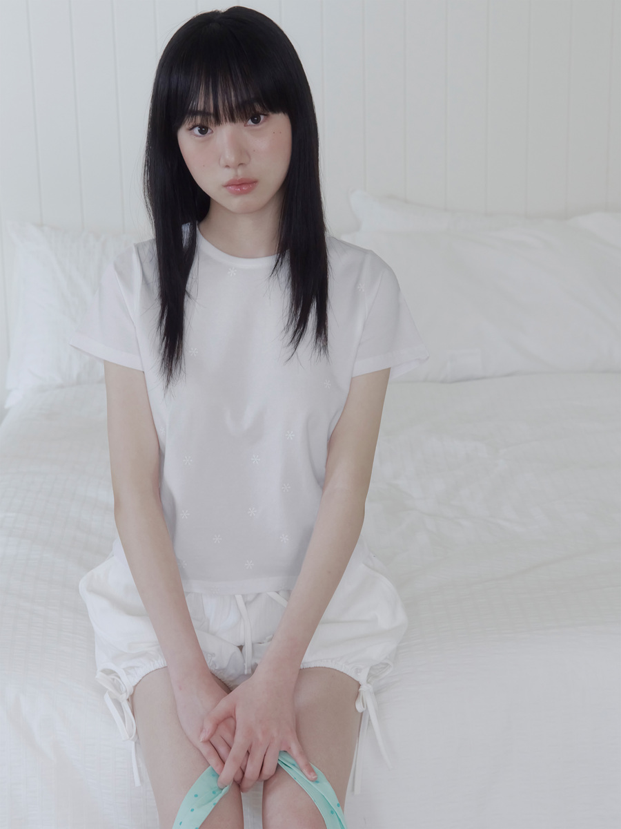パンプキントゥインクルデニムショートパンツ（ホワイト） | ONSKA | HANA(ハナ) #8