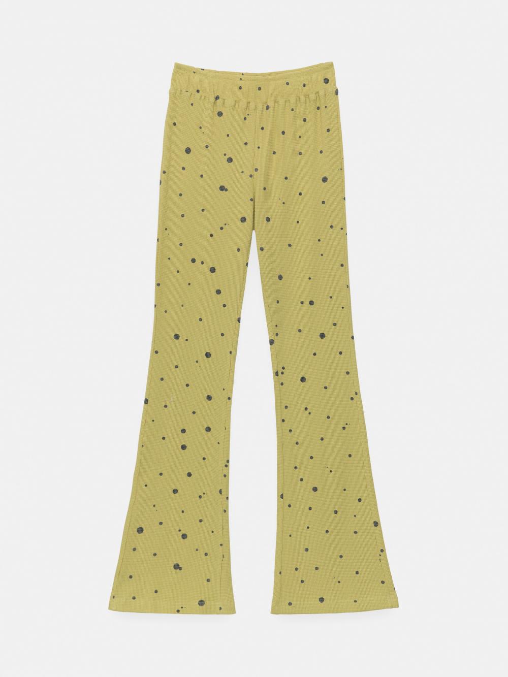 ワッフルドットバンディングブーツカットパンツ(イエロー) | ENZO BLUES | HANA(ハナ) #17