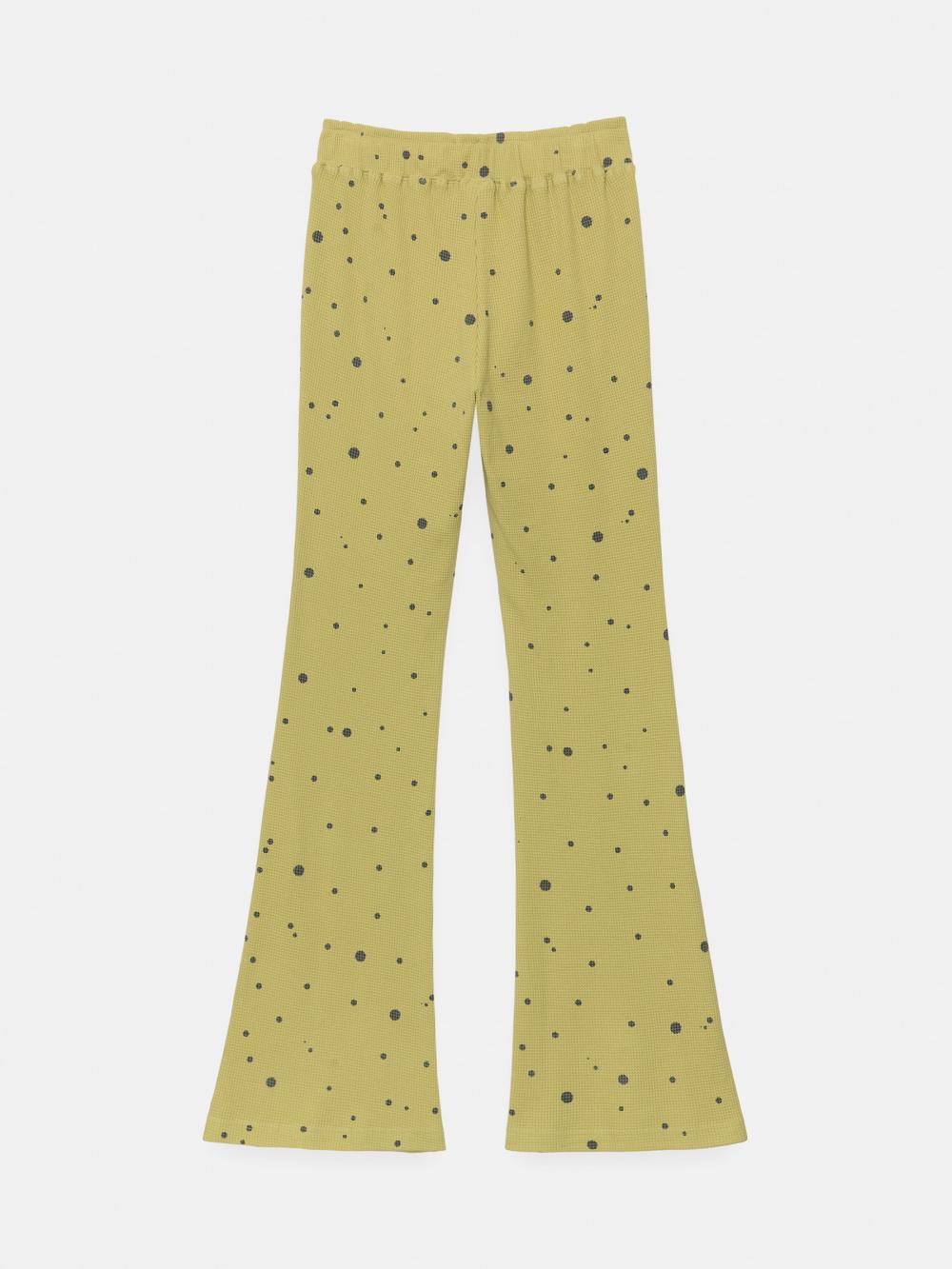 ワッフルドットバンディングブーツカットパンツ(イエロー) | ENZO BLUES | HANA(ハナ) #18