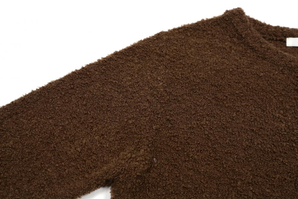 ブークレテクスチャーカーディガン（ブラウン） | ASURA | HANA(ハナ) #20