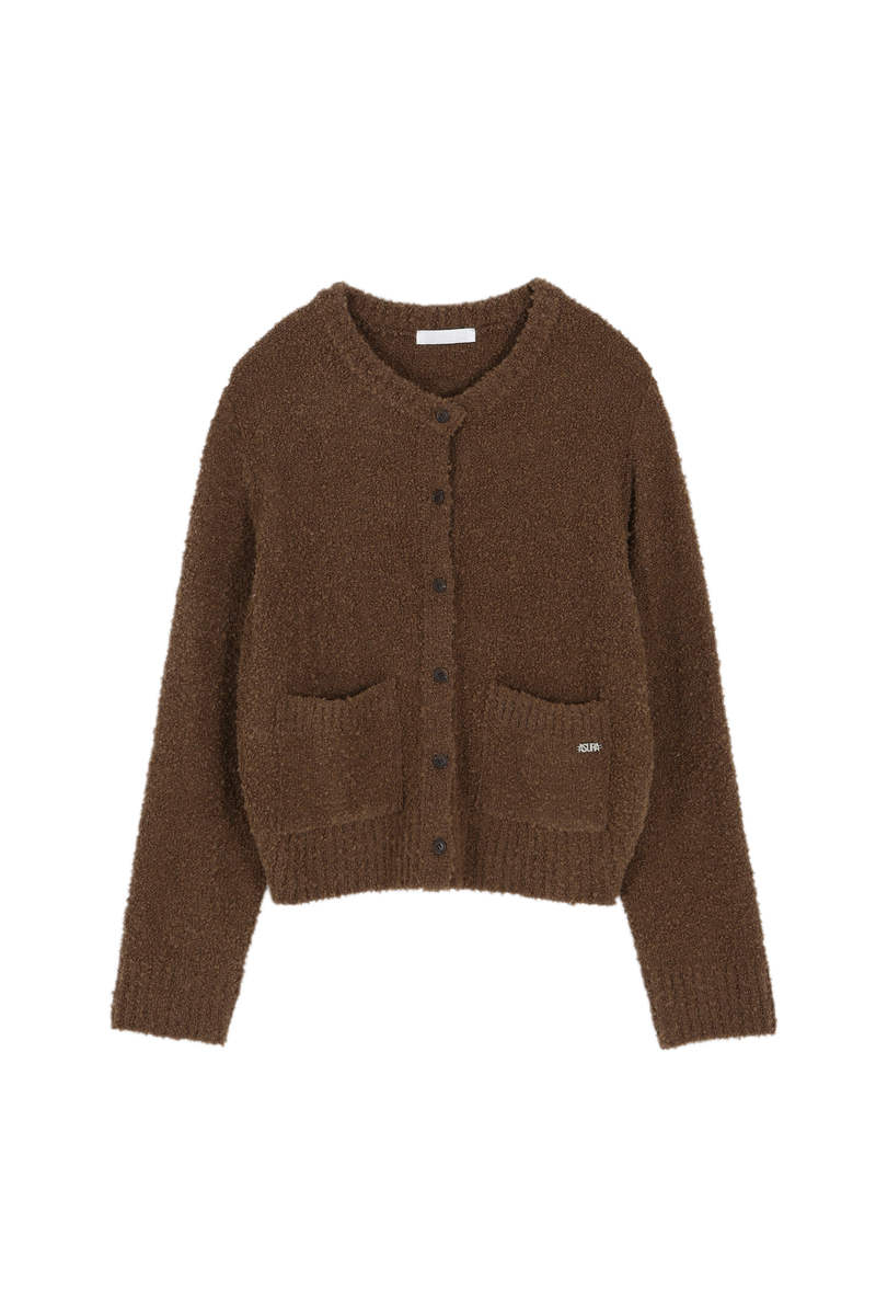 ブークレテクスチャーカーディガン（ブラウン） | ASURA | HANA(ハナ) #16