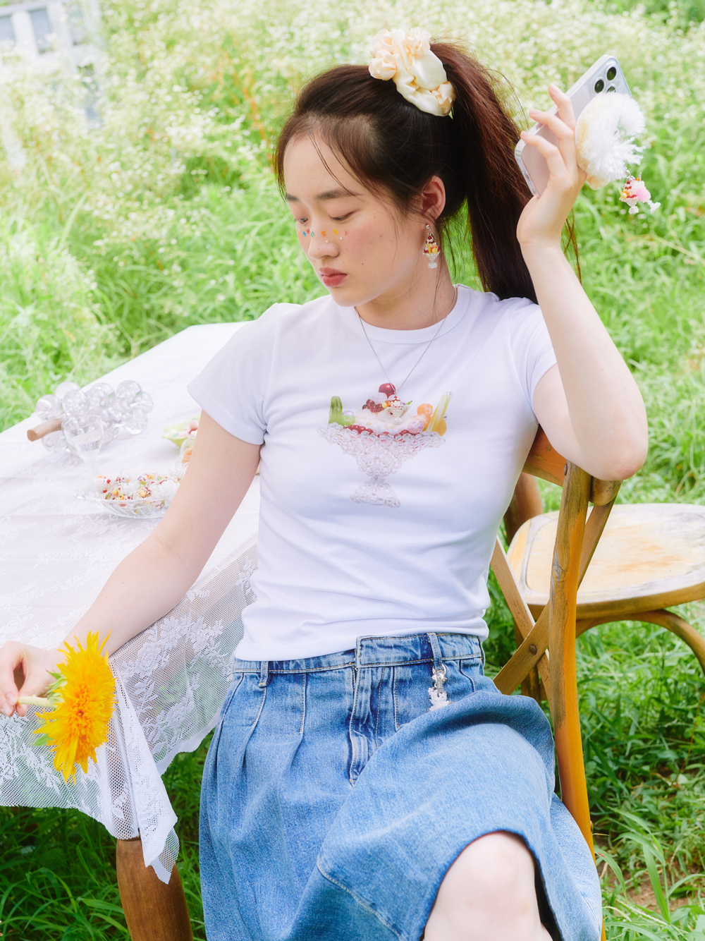 プリンアラモードTシャツ | Swingset | HANA(ハナ) #3