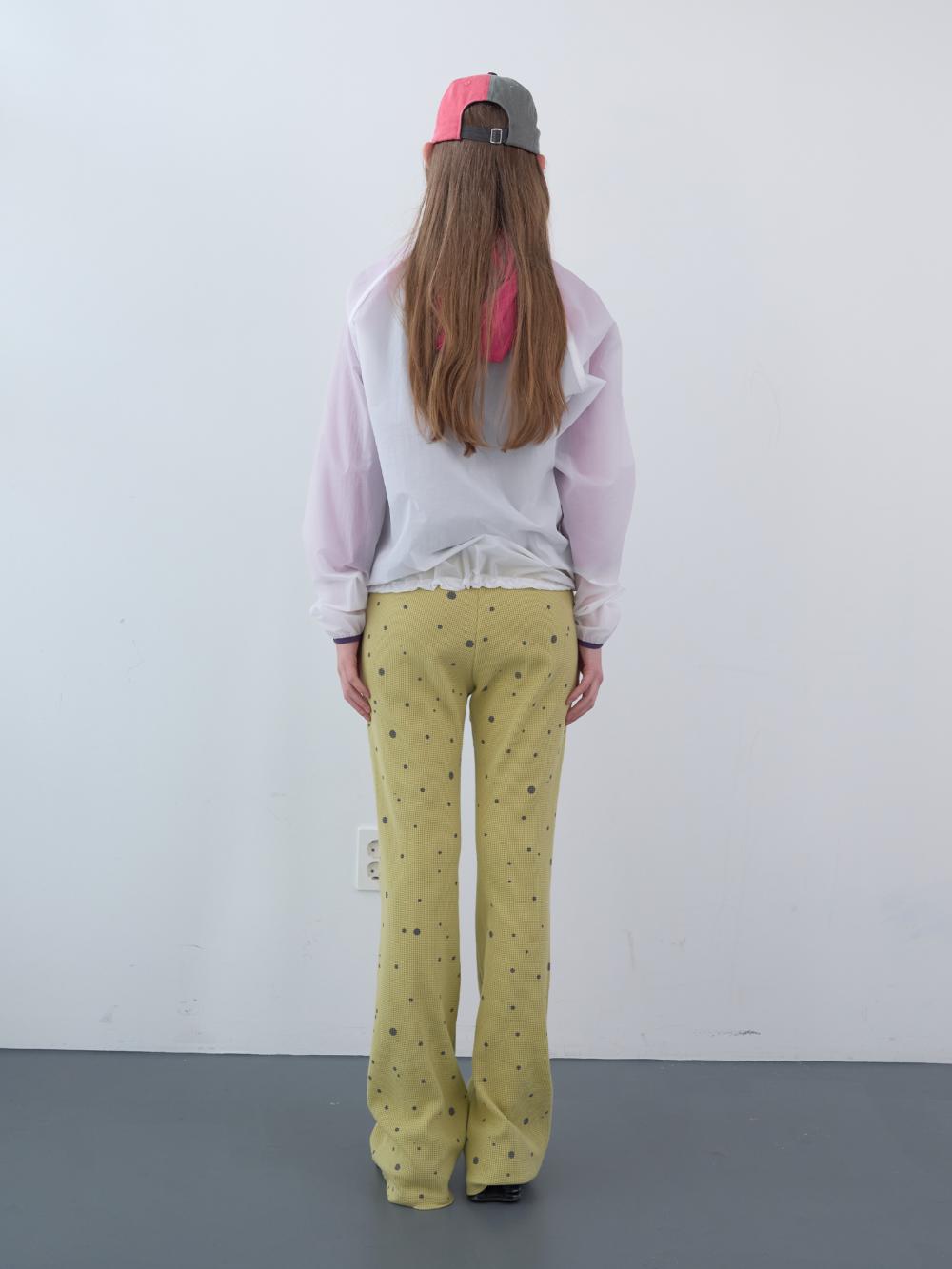 ワッフルドットバンディングブーツカットパンツ(イエロー) | ENZO BLUES | HANA(ハナ) #4
