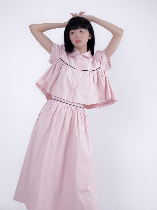 シャーリングカーブスカート（ピンク） | Inner museum | HANA(ハナ) #4