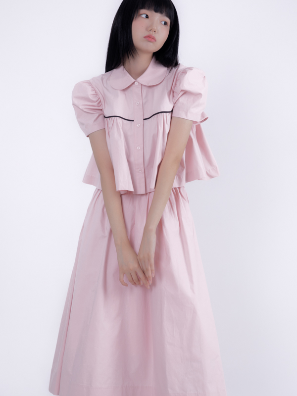 シャーリングカーブスカート（ピンク） | Inner museum | HANA(ハナ) #5