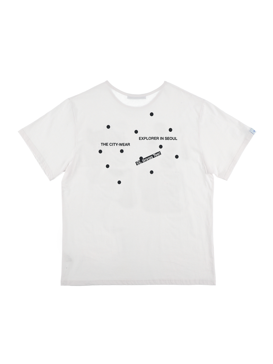 ドットシグネチャーTシャツ（ホワイト） | ONSKA | HANA(ハナ) #18