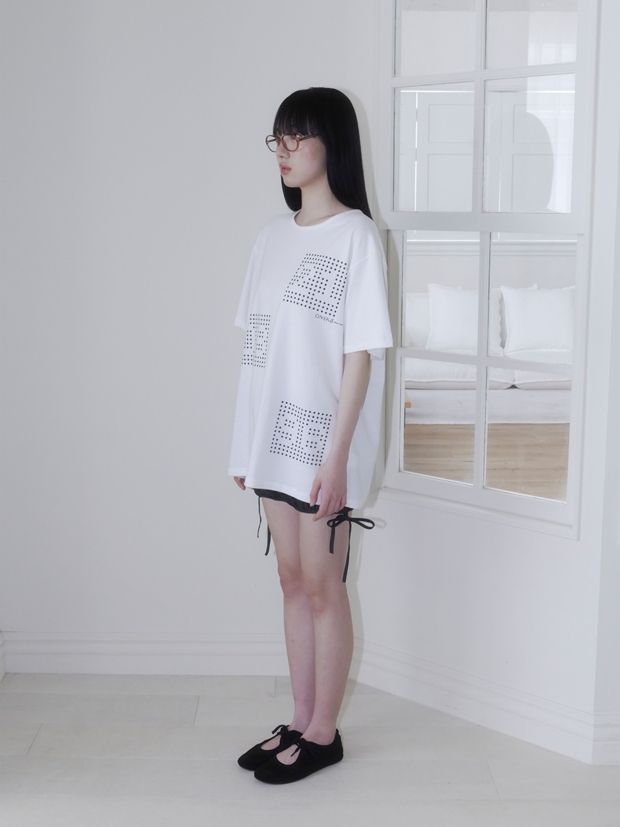 ドットシグネチャーTシャツ（ホワイト） | ONSKA | HANA(ハナ) #11
