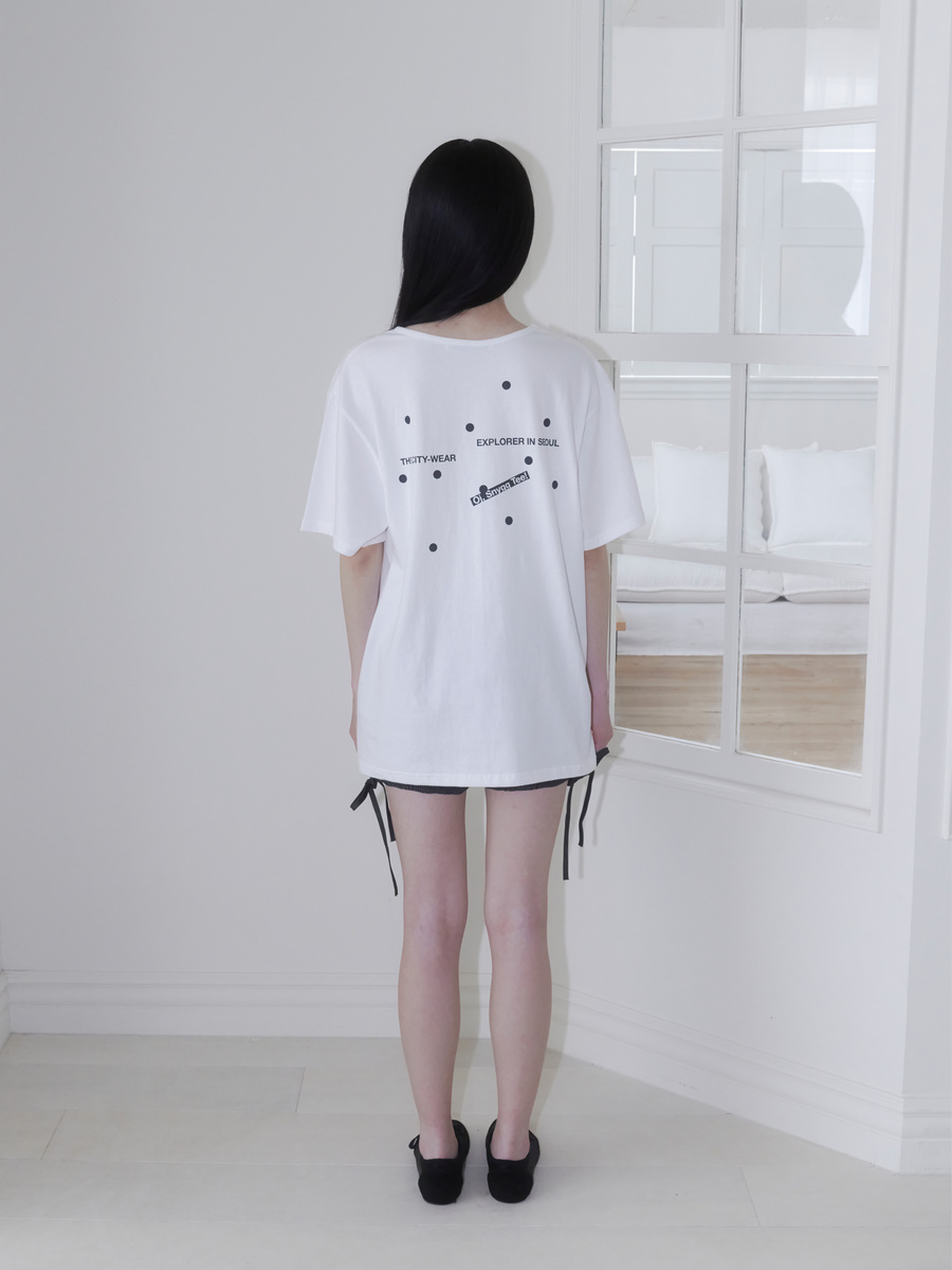 ドットシグネチャーTシャツ（ホワイト） | ONSKA | HANA(ハナ) #12
