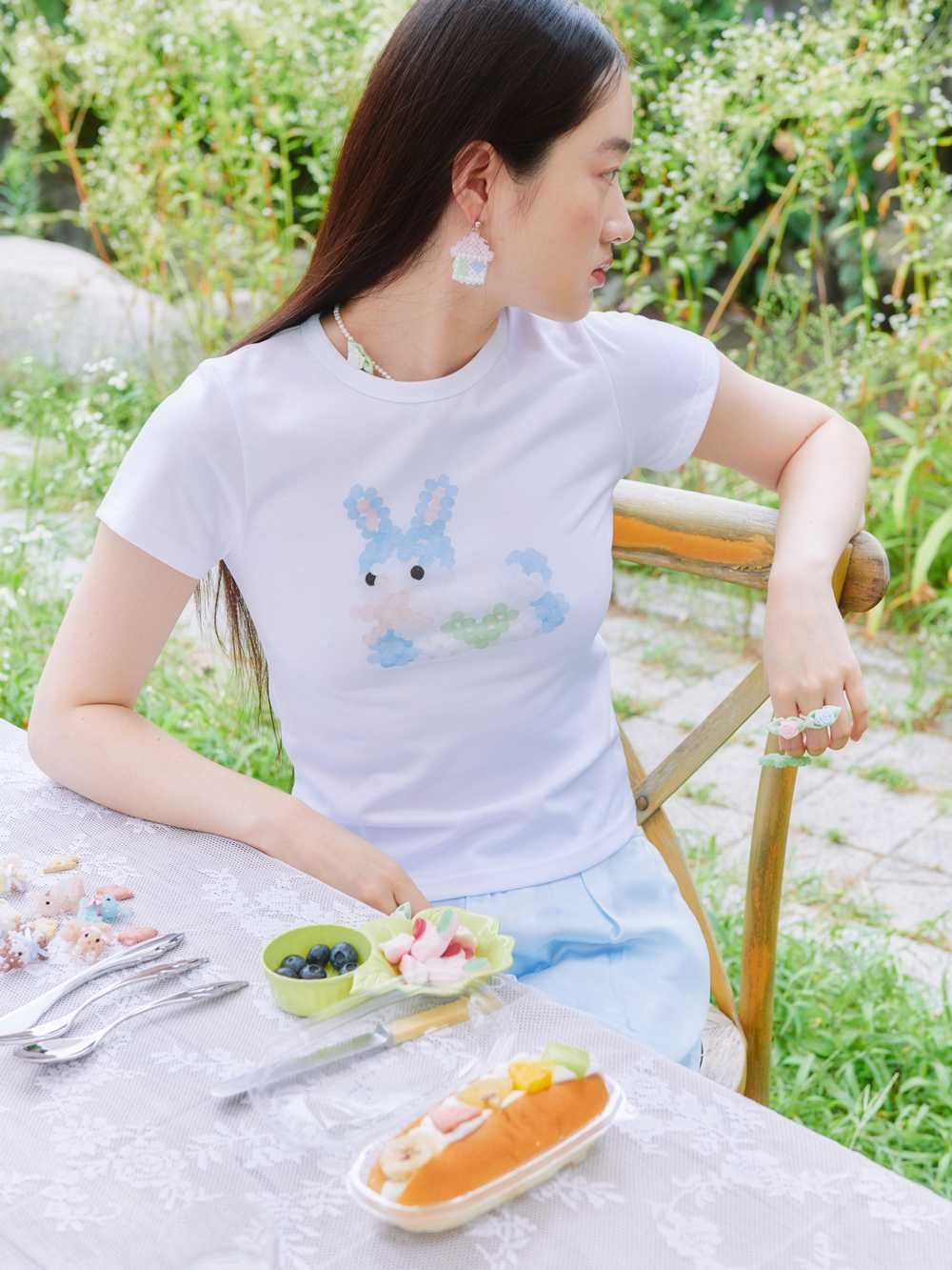 ハートラビットTシャツ | Swingset | HANA(ハナ) #3