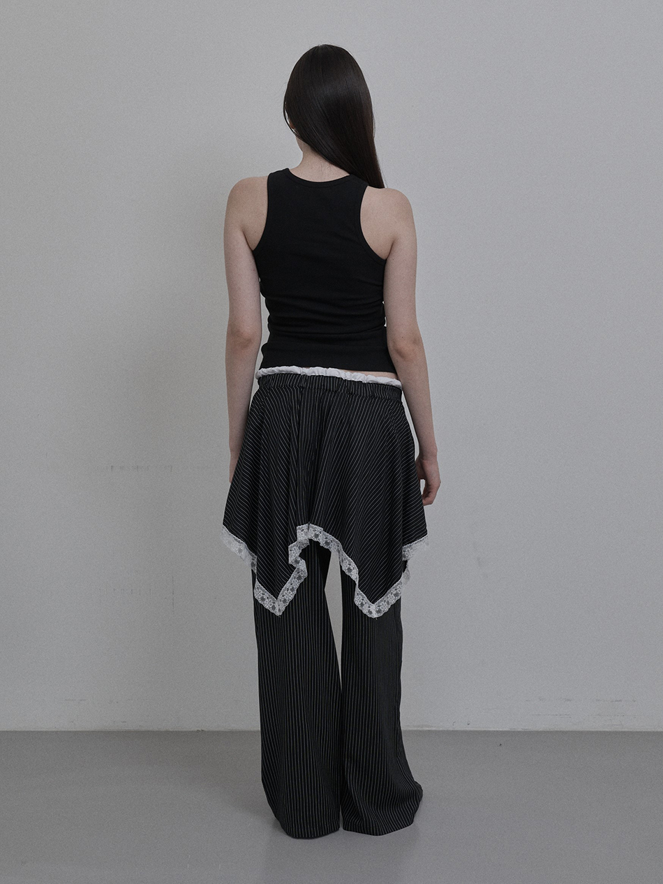 ストライプ スカートパンツ (ブラック) | SETUPEXE | HANA(ハナ) #6