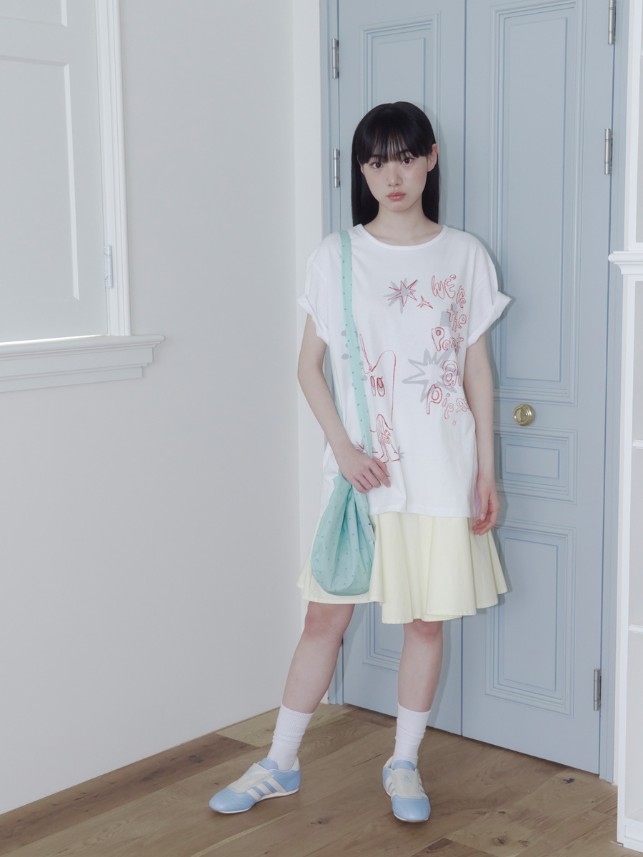クレヨンフルーツTシャツ（アップルホワイト） | ONSKA | HANA(ハナ) #16