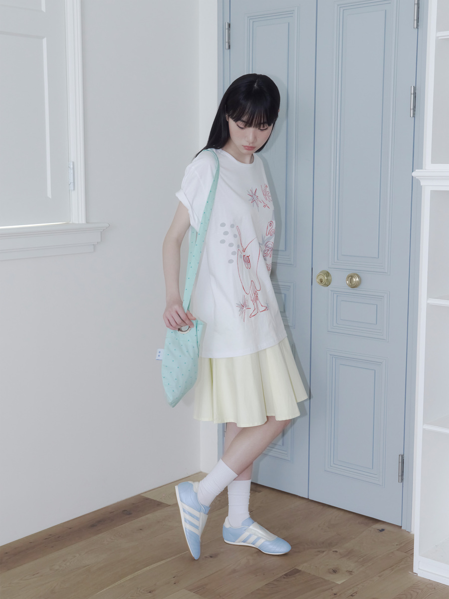 クレヨンフルーツTシャツ（アップルホワイト） | ONSKA | HANA(ハナ) #17