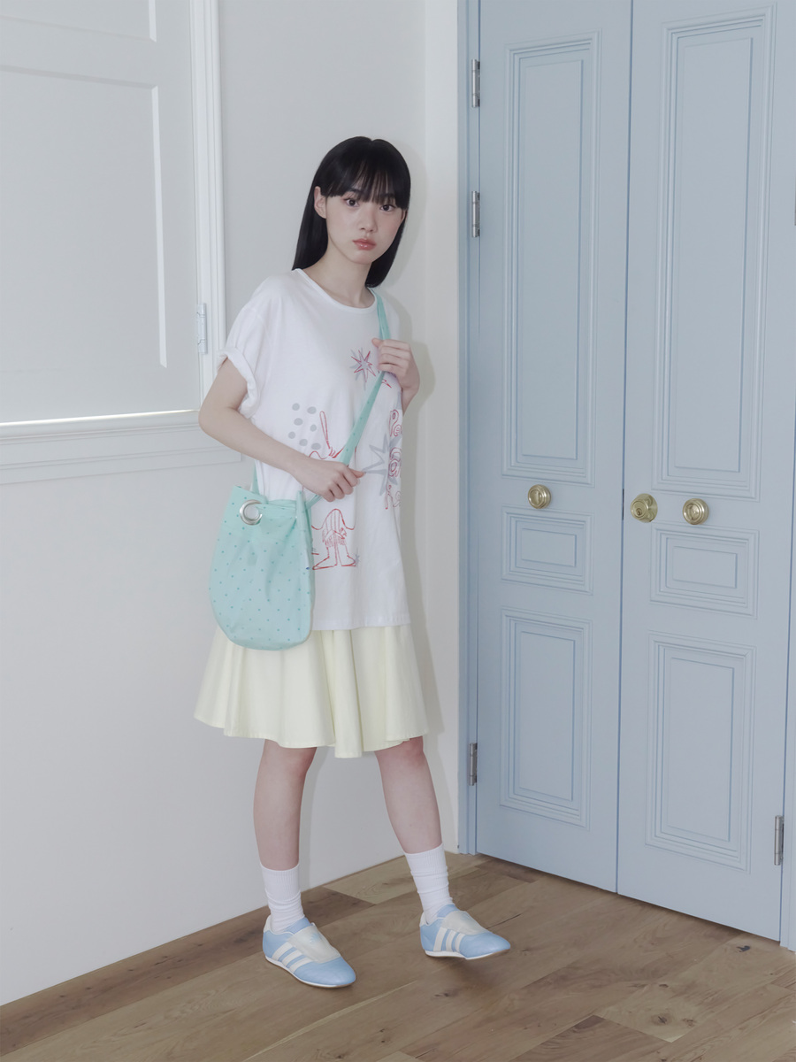 クレヨンフルーツTシャツ（アップルホワイト） | ONSKA | HANA(ハナ) #20