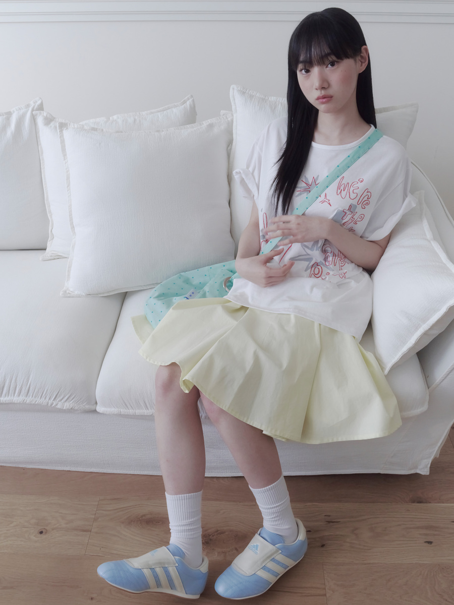 クレヨンフルーツTシャツ（アップルホワイト） | ONSKA | HANA(ハナ) #11